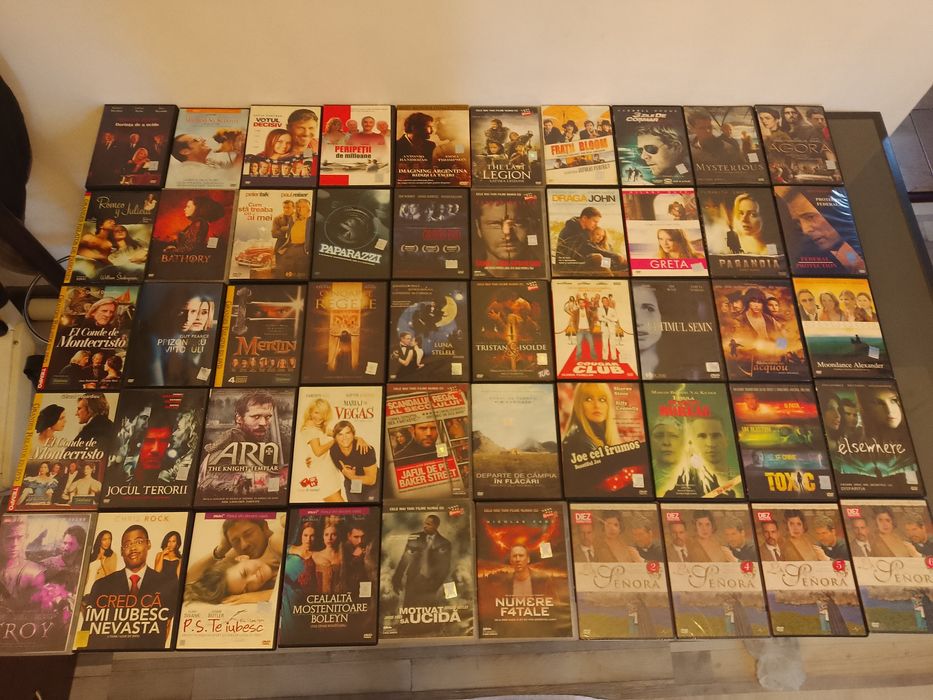 Colecție 50 DVD uri / Filme de top pe dvd , originale