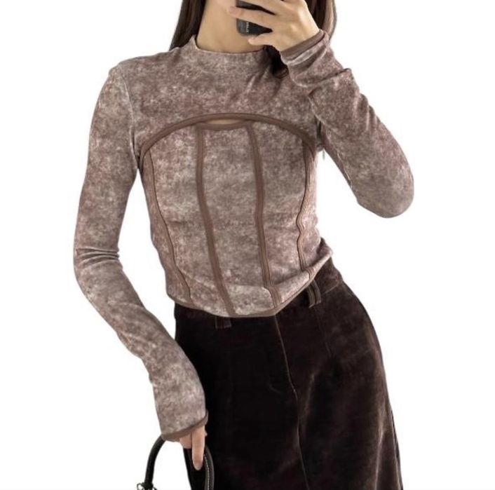 Женский лонгслив М