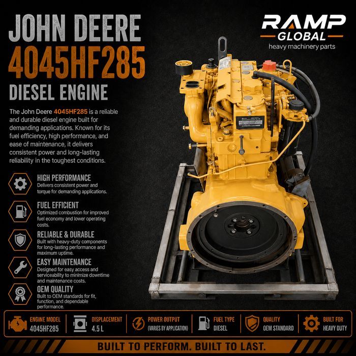 Двигатель John Deere 4045HF285
