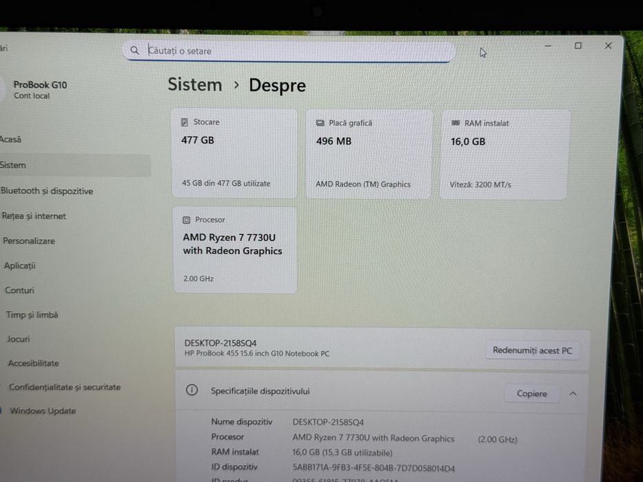 Laptop HP ProBook 455 G10