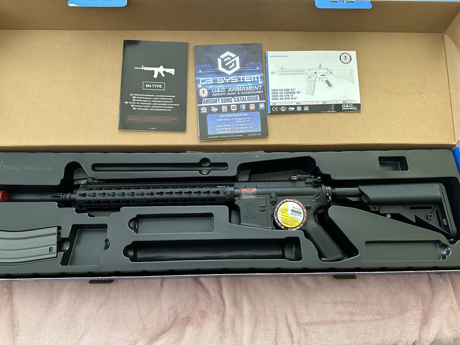 Еърсофт airsoft реплика G&G CM15 KR-LPR 13 инча