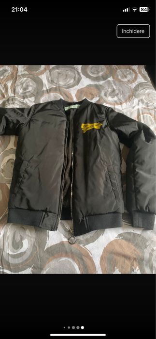 Geaca Off White neagra