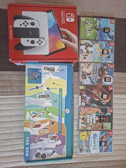 Vând nintendo switch oled