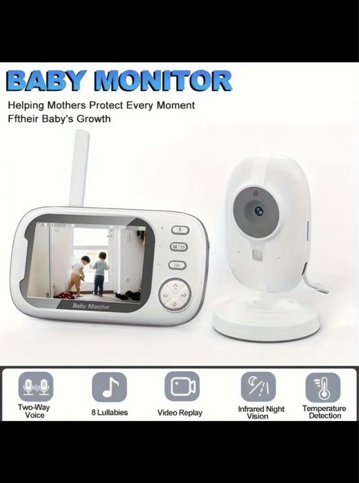 Хит продаж! Умная и качественная видеоняня Baby monitor с камерой