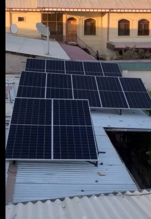 Quyosh panellari o'rnatazim