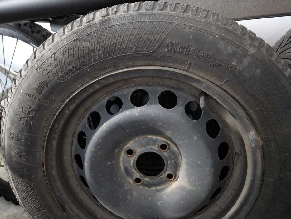 Vand set 4 jante tabla 15, 4x100, Clio, Sandero, Logan iarna 185/65