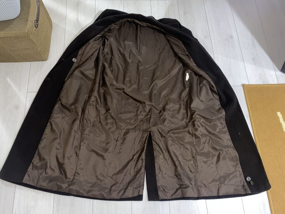 Palton lung  din lana marimea XL , 48 pe eticheta