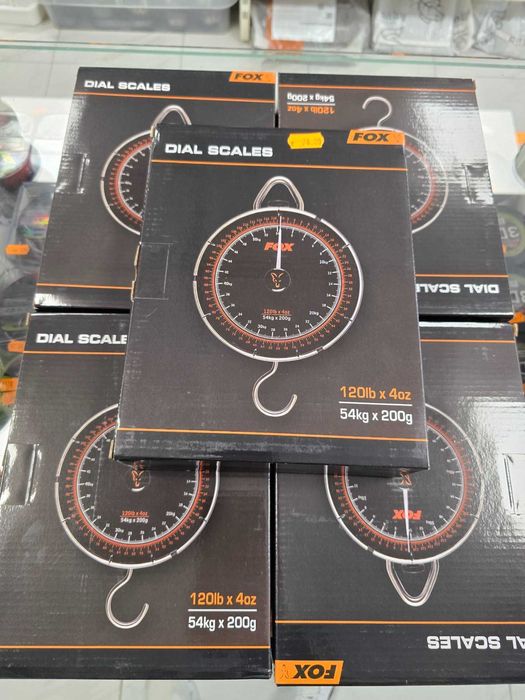 Кантар за риболов FOX Dial Scale 120Lbs 54kg