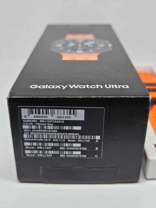 Samsung Galaxy Watch Ultra 2025 – Като Нов | Гаранция до 2026 | Пълен Комплект
