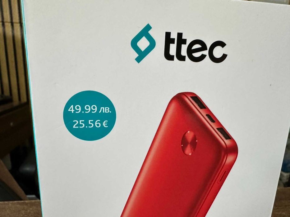Външна батерия 10000 mAh Powerbank А1 ttec