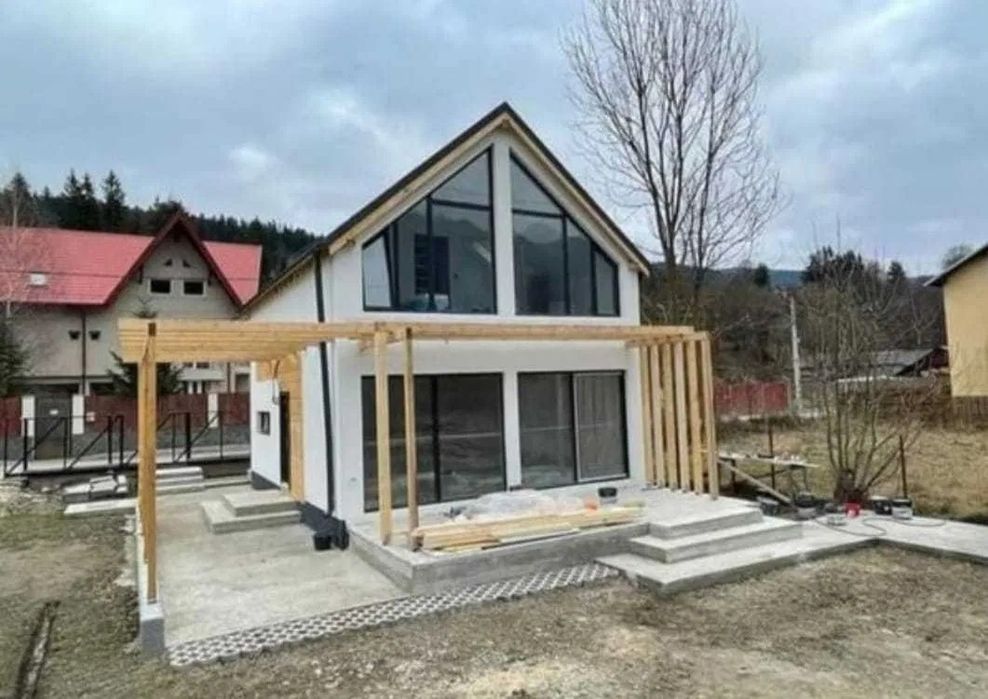 Confectionam cabane modulare case moderne locuinte pe structura metali