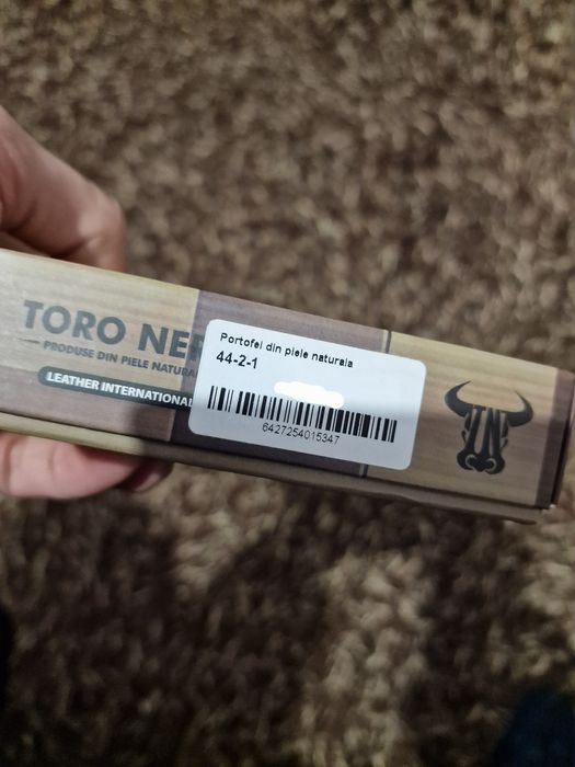 Portofel Toro Nero piele naturala baieti barbati