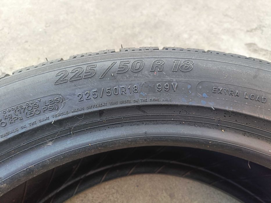 Doua anvelope iarna 225 50 18 michelin pilot alpin PA 4 profil 7,8 mm