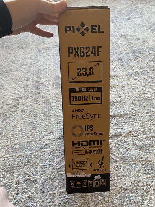 Продаю игровой монитор Pixel PXG24F в идеальном состоянии.