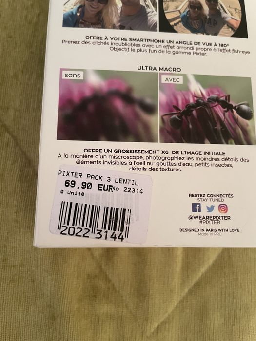 Pixter набор сьемных обьективов