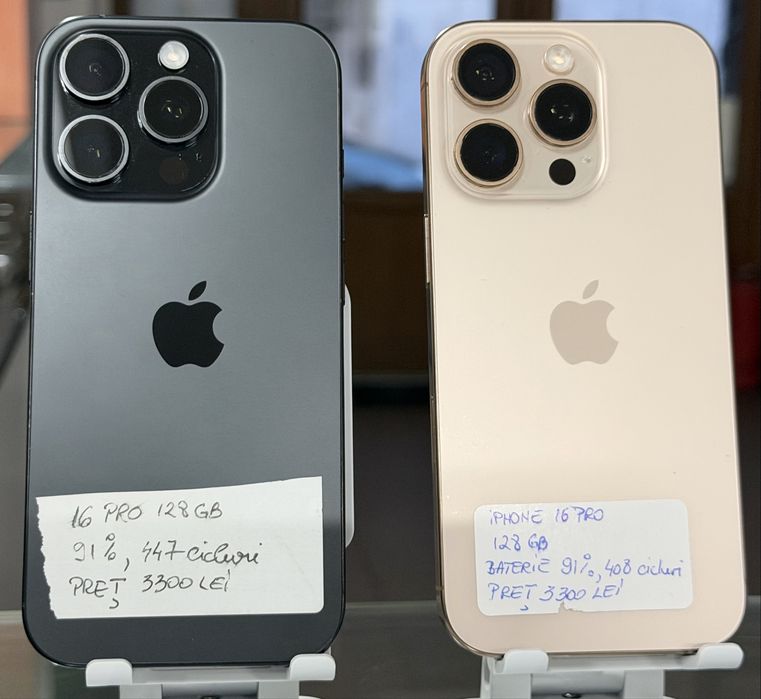 iPhone 16 Pro Pret 3300 lei