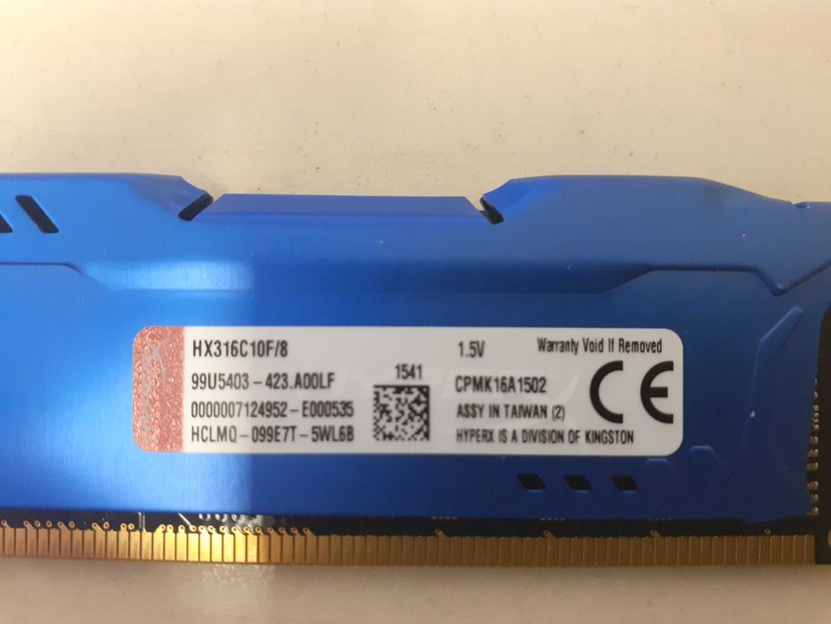 Kingston 8Gb DDR3 RAM