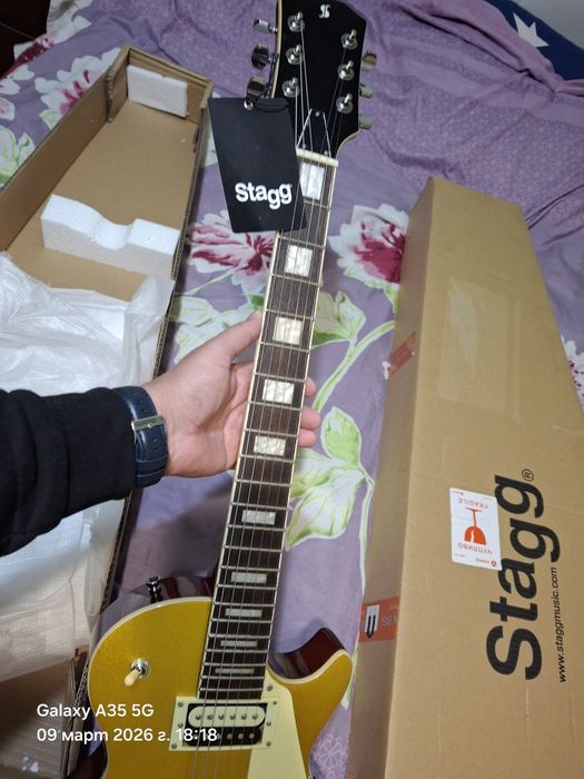Електрическа китара LP. Stagg Sel.Std.Gold