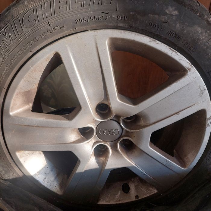4 Jante cu anvelope vara michelin