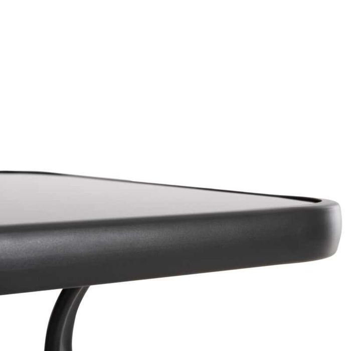 Маса, FIGGY, Черен, Сив, Шампанско, Стъкло, 60х60х100см.