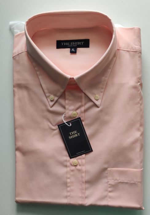 Cămașă mânecă scurtă The Shirt XL Casual Wear Coral deschis NOUA