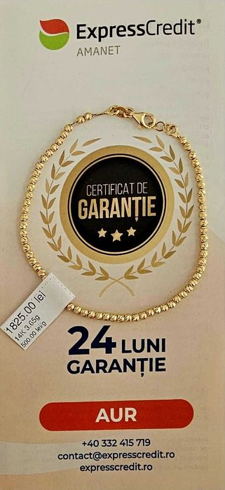 Bratara Aur 14K,3.75g (AG32 B.5080.1-AG45) Garantie 2 Ani !