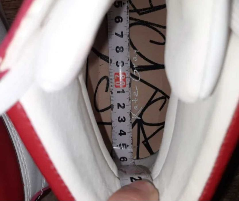 н.40 Kate Gray Sneaker, mid cut