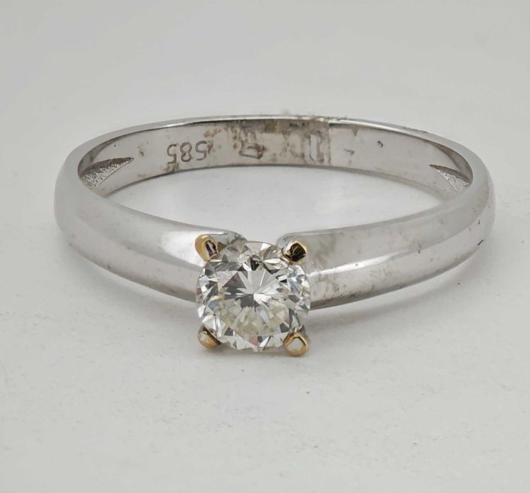 Inel 14k diamant natural 0.56ct