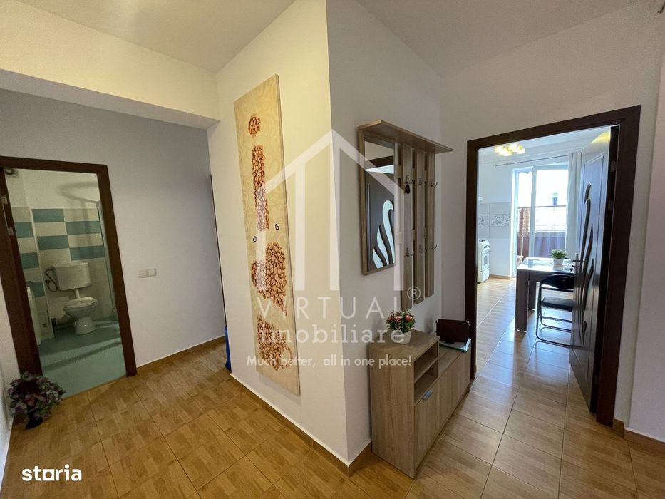 Apartament de inchiriat 3 camere, 2 bai, bucatarie inchisa- Turnisor