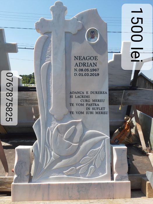 Monumente funerare cruci