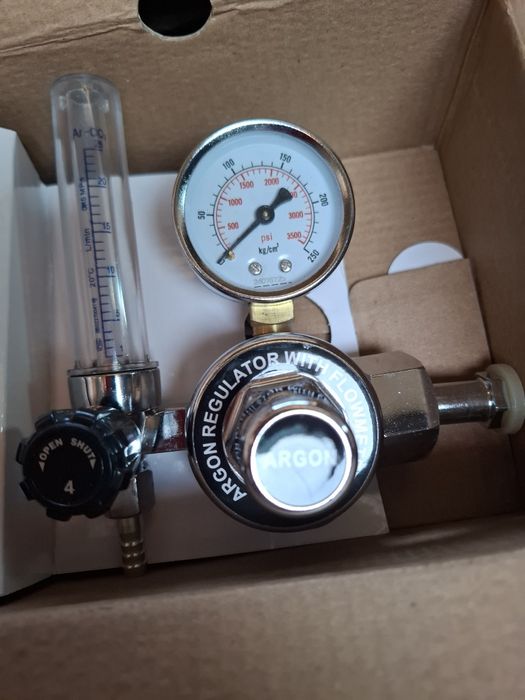 Редуктор для баллона аргон. Регулятор ротаметром(аргон)