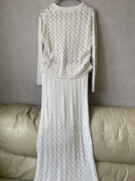 Пола и блуза дамски комплект памук