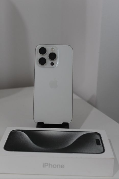 iPhone 15 Pro  – White Titanium - 128 GB- eSim only