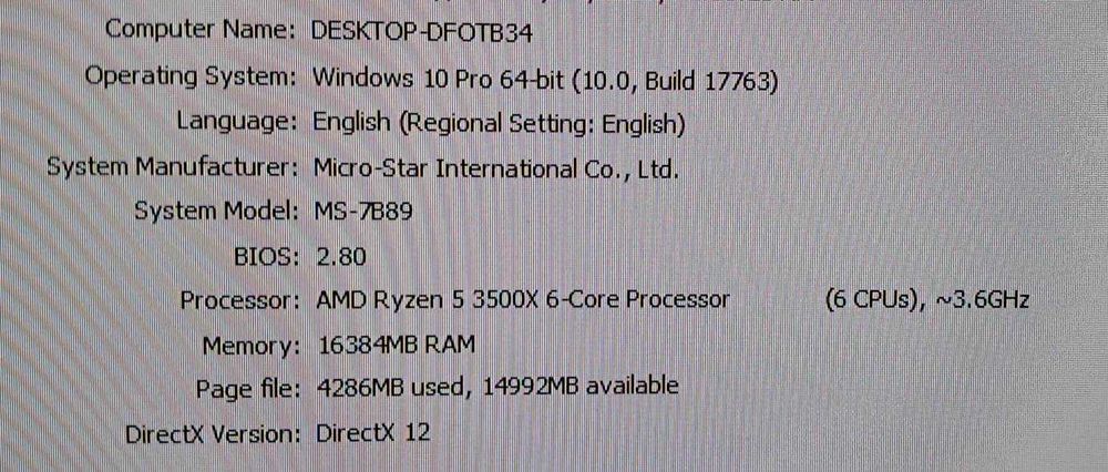 Gaming PC Ryzen 5 3500X/16 GB DDR4/GTX 1060-3GB/SSD+HDD/CS GO/GTA5