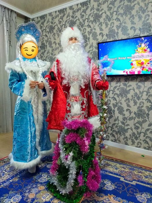 Аяз ата мен Ақшақар, Дед мороз и снегурочка