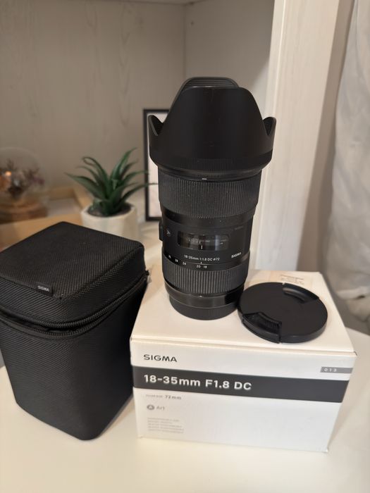 Sigma Art 18-35mm f1.8 montura Canon EF