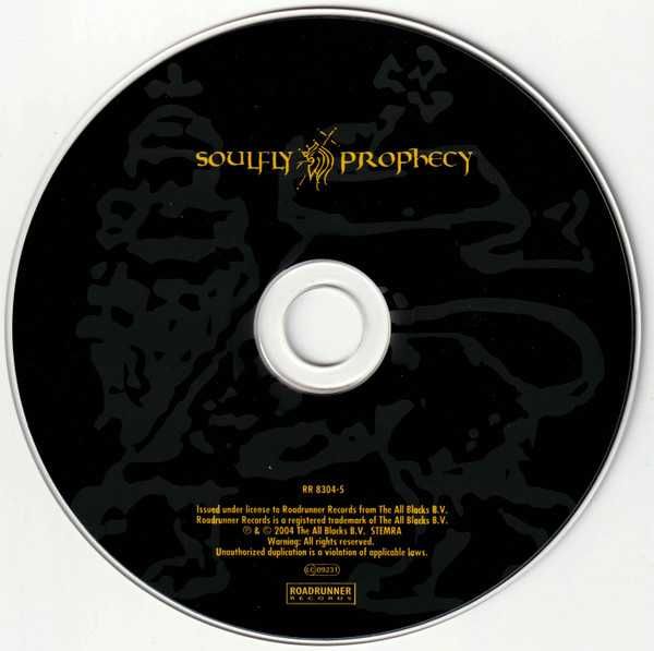 CD Soulfly - Prophecy 2004 Digipak Limited Edition
