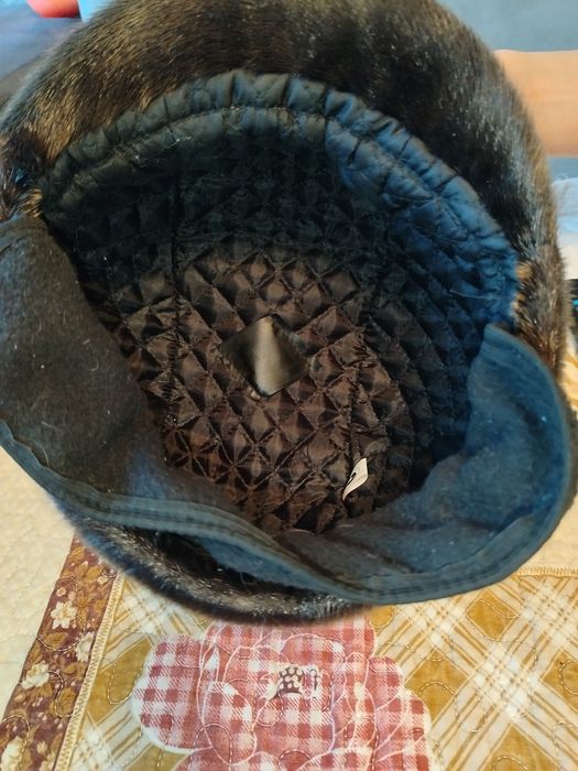 Норковая шапка  с ушками