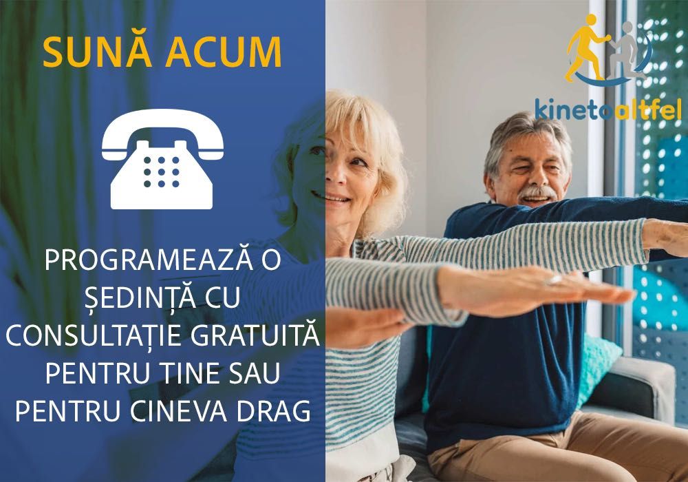 Servicii de KINETOTERAPIE personalizate și profesionale la tine acasă!