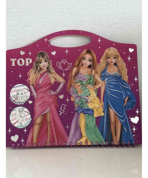 Разукрашки в виде блокнота с наклейками