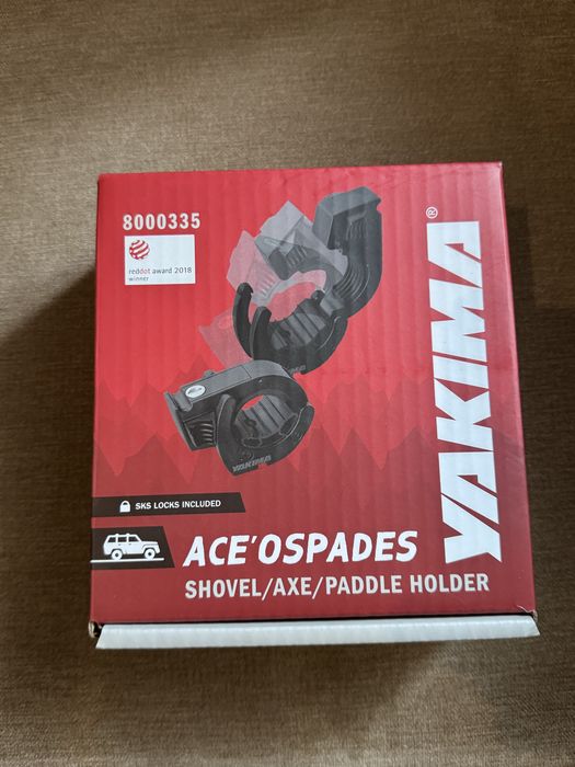 Крепление лопаты на багажник