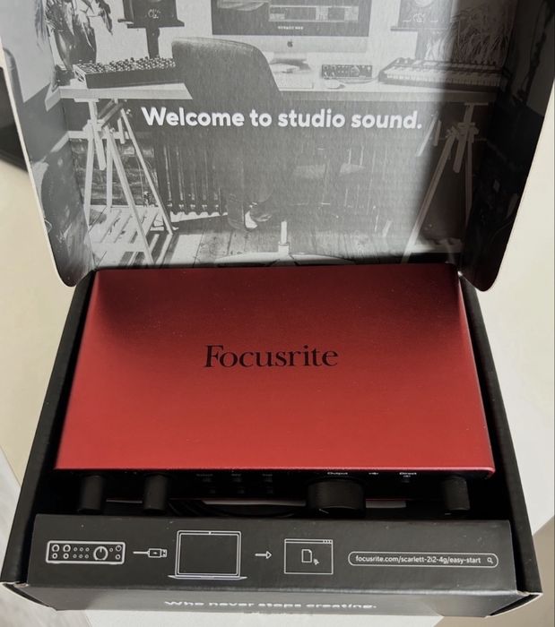 Focusrite Scarlett 2i2 4th generation звуковая карта