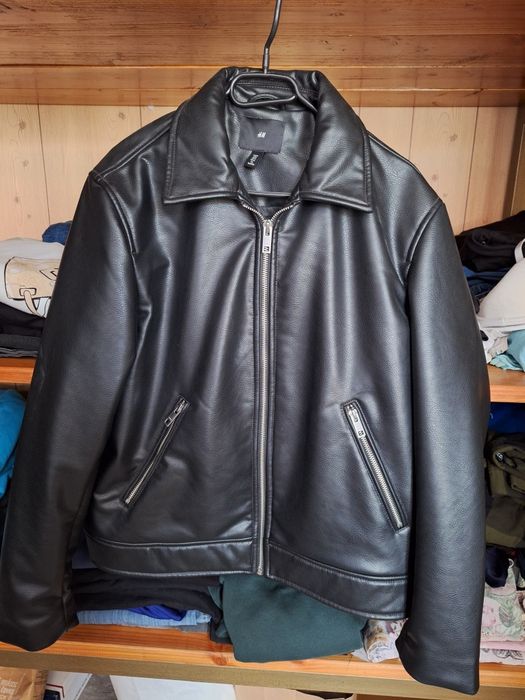 Мъжко кожено яке HM
