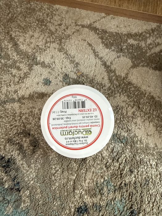 Crema de maini organica