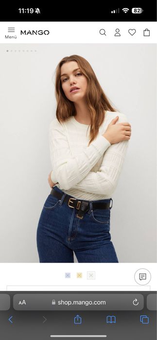 Свитер от Манго.