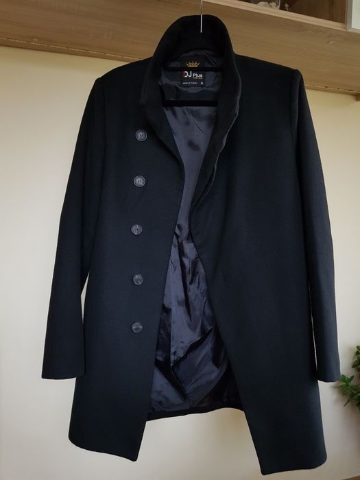 Palton barbati asimetric slim fit