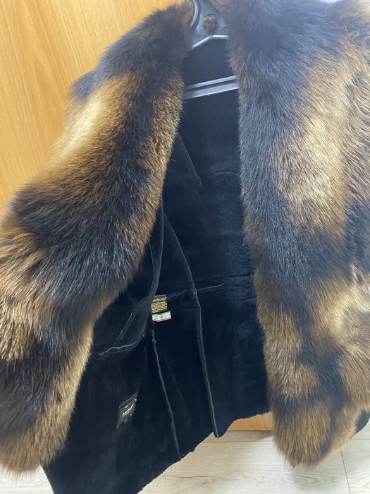 Дубленка зимняя короткая