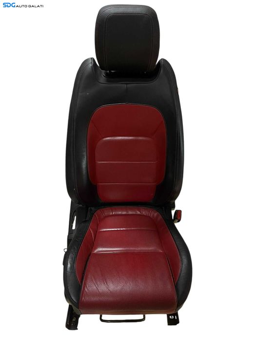 Scaun Dreapta Fata Pasager Piele Rosu Negru Jaguar XF X260 2015 - 2024 [B4765]
