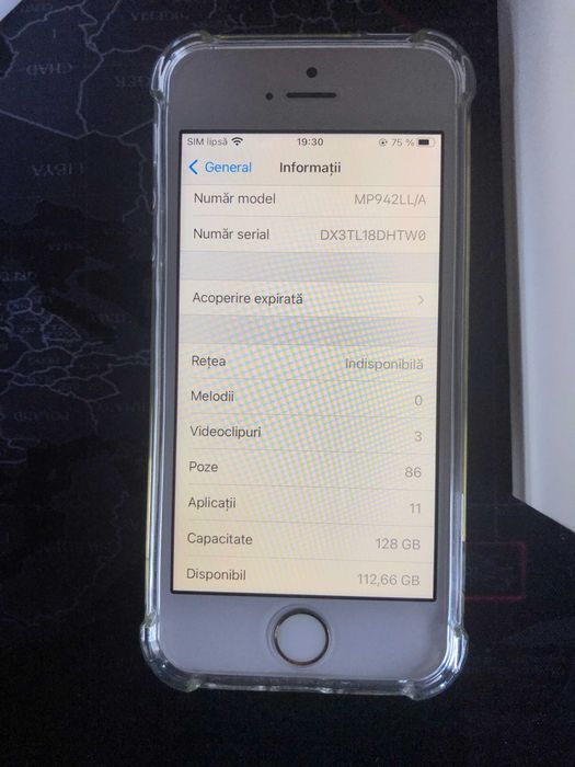 Telefon mobil Apple iPhone SE Gold 2016