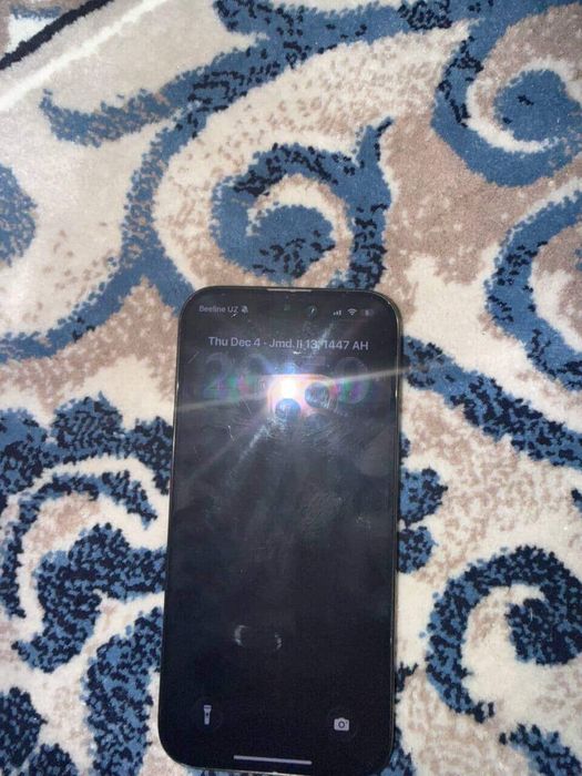 iPhone 15 pro, titanium blue, 128 GB, 86%